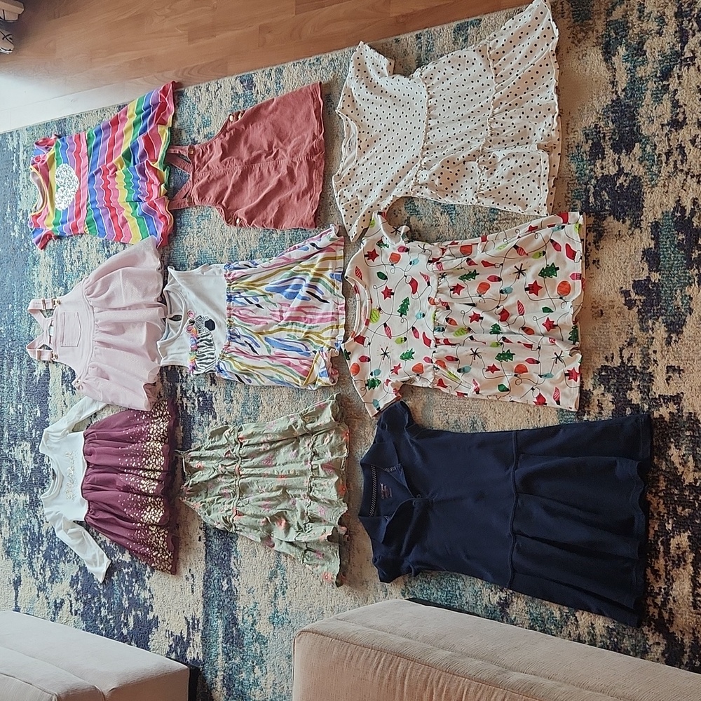 Kids dress haul (size 6-7) 11 total